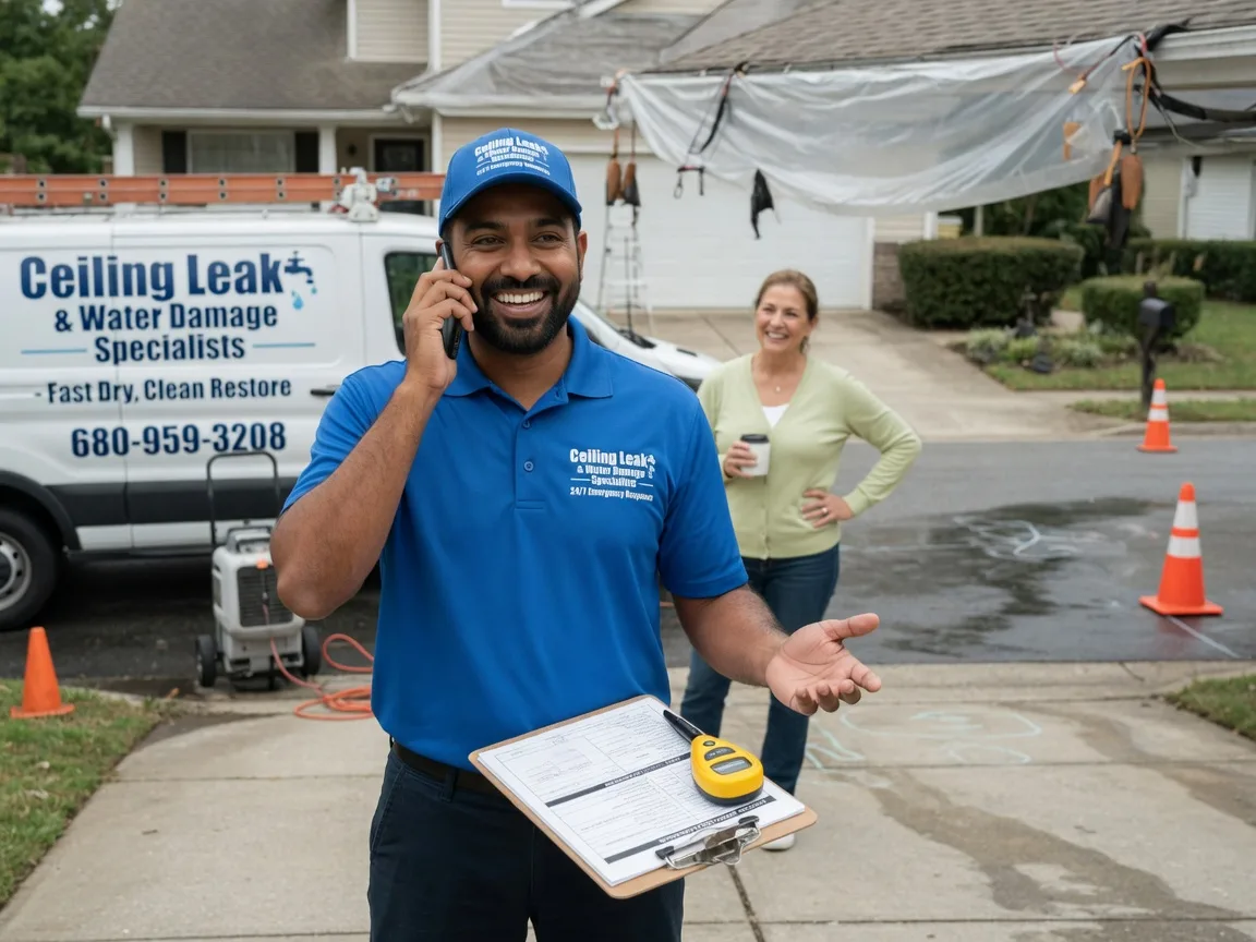Ceiling Leak Cleanup Trenton, UT FAQs